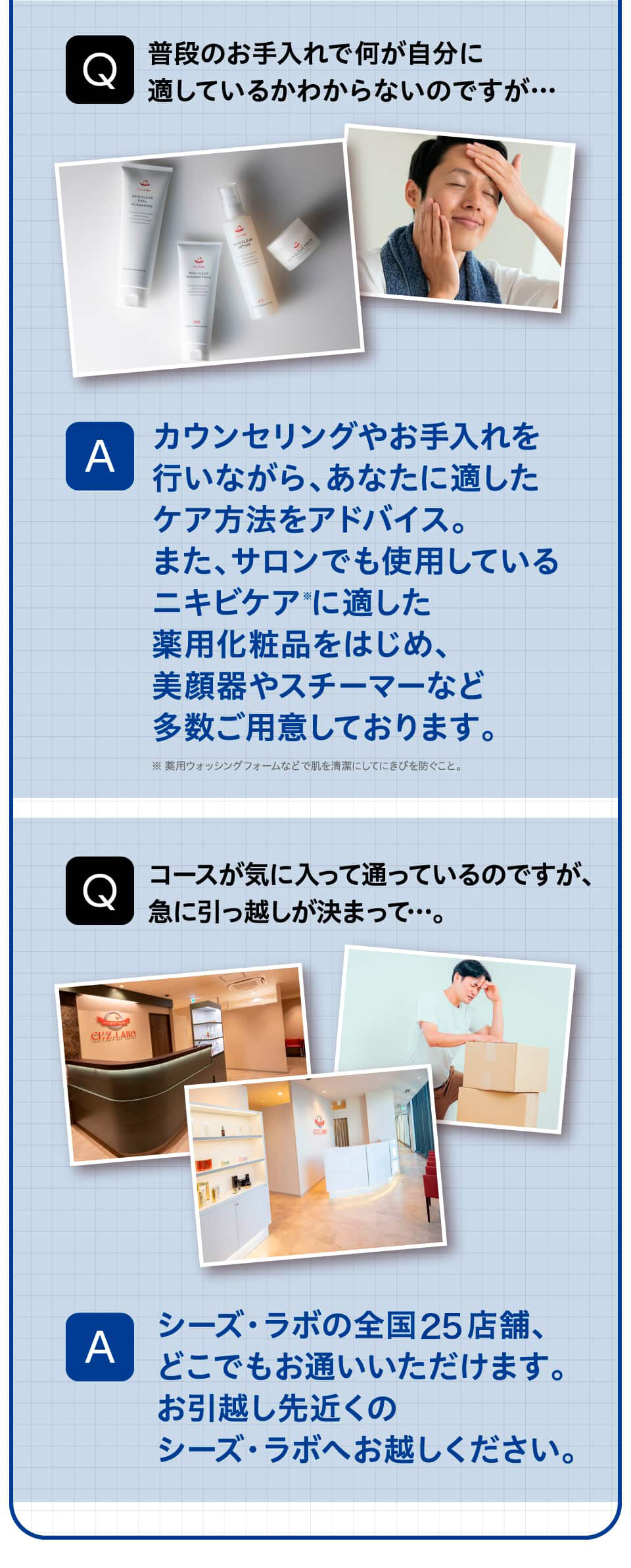 メンズニキビ集中ケアコース
