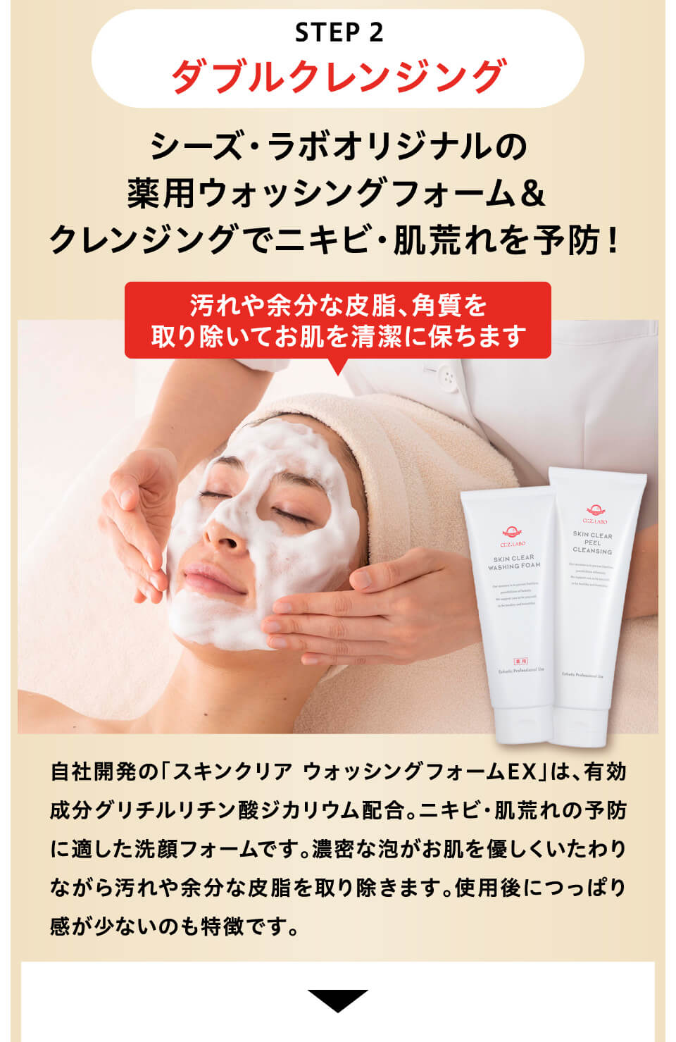 ニキビ集中ケアコース