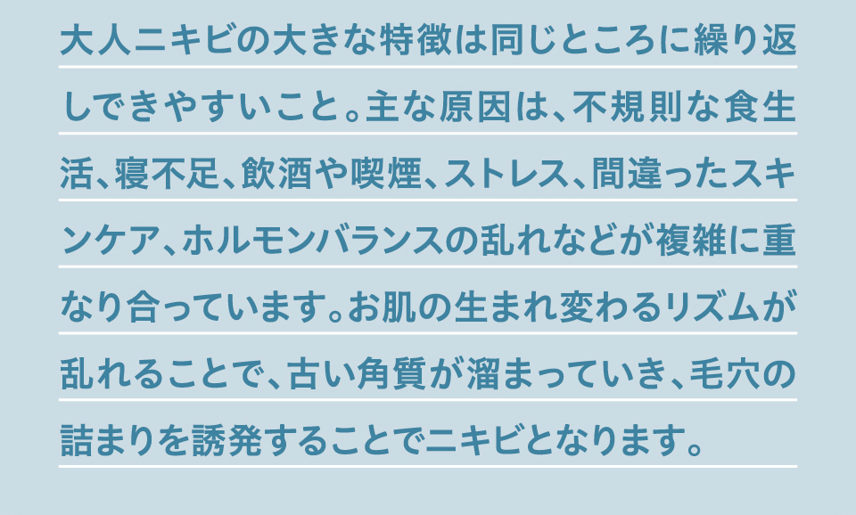 ニキビ集中ケアコース