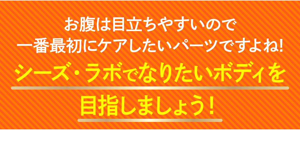 お腹徹底ボディメイクコース